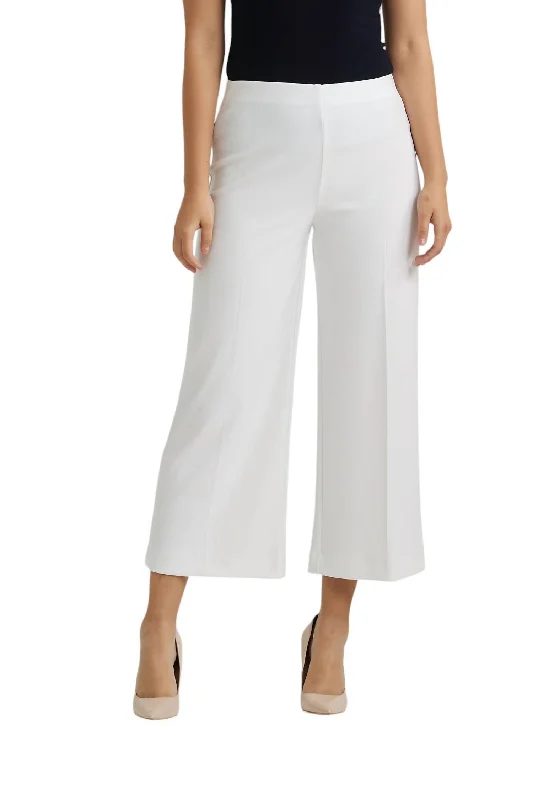 Light Layers Ladies Wide Leg Pant In Vanilla 30