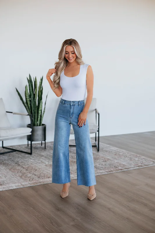 Cozy Outerwear Linsley Wide Leg Pants - Light Wash