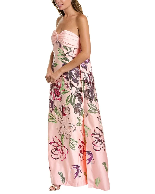 Relaxed Tops Marchesa Notte Sequin Gown