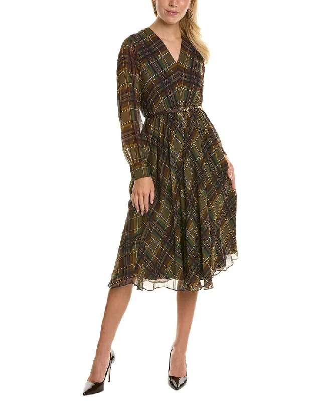Cozy Knits Max Mara Studio Elmi Silk Midi Dress
