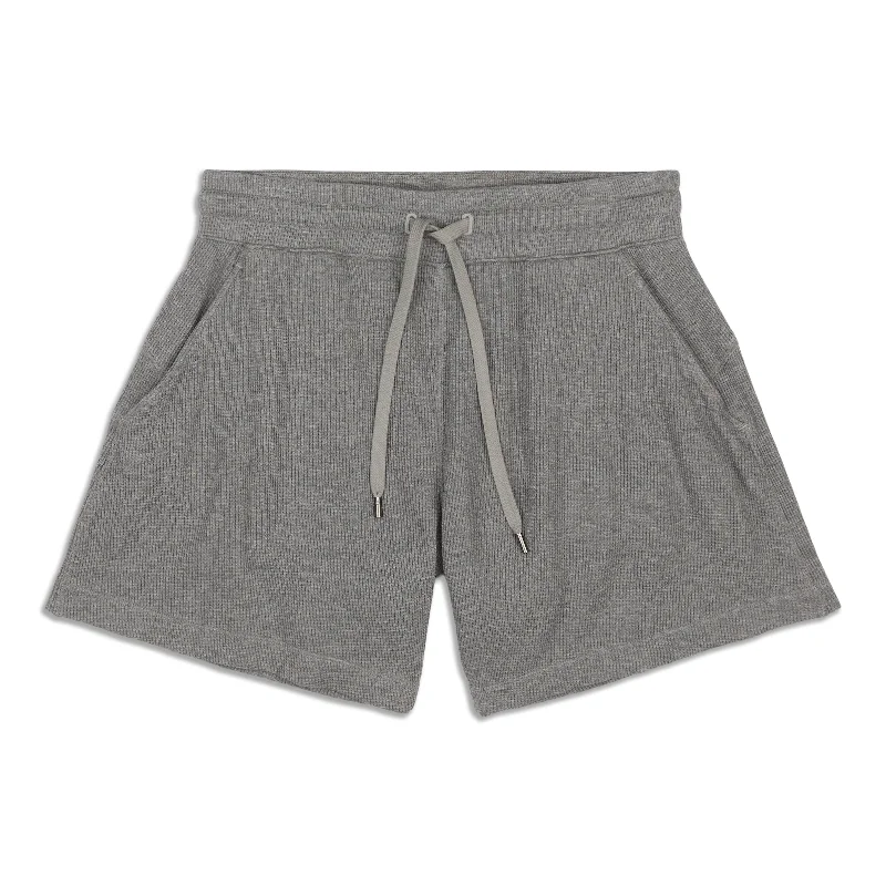 Comfortable Tops Mellow In High Rise Short Waffle - Resale