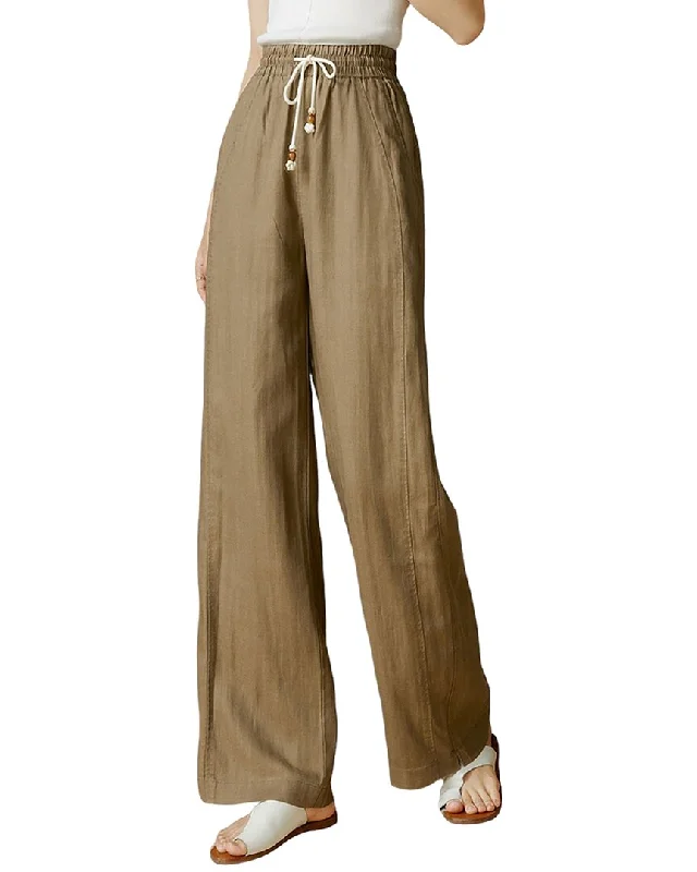 Cozy Footwear Onebuye Linen-Blend Pant