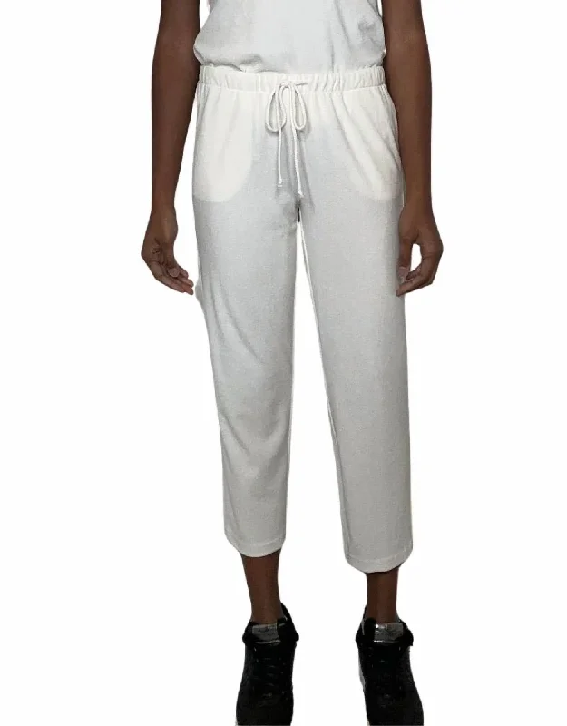 Soft Layers Paula Pant In White