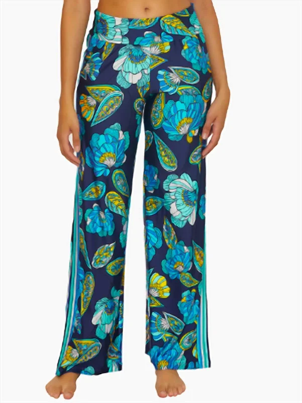 Casual Fit Pirouette Swim Pant In Blue