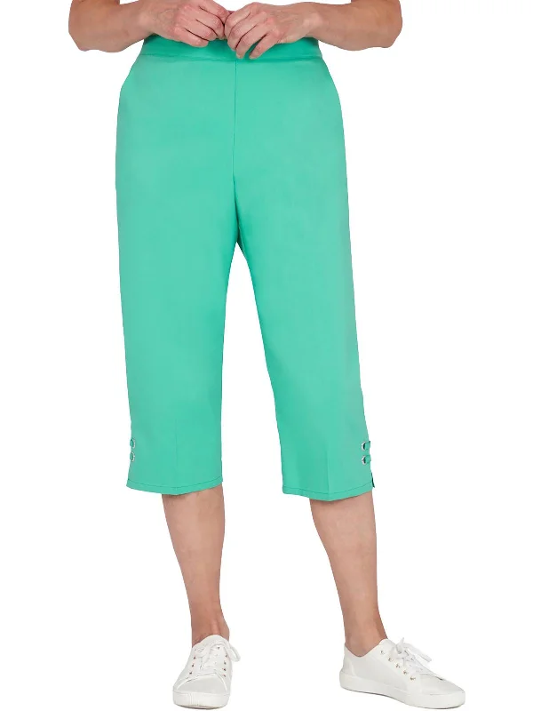 Comfy Dress Plus    Womens Classic Fit Wide Leg Capri Pants