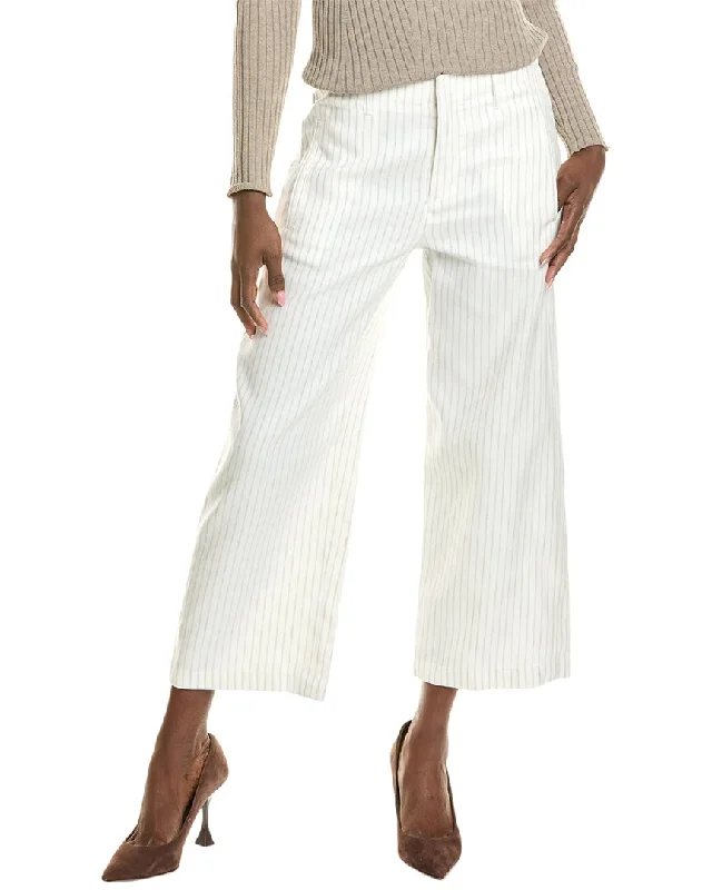 Weekend Comfort rag & bone Dylan Cropped Linen-Blend Pant