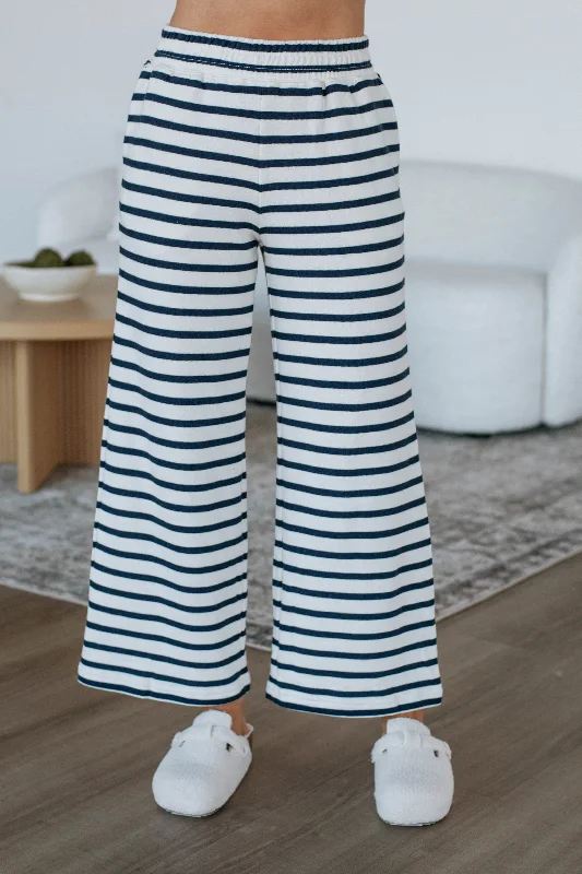 Easy Wear Chic Rella Striped Pants
