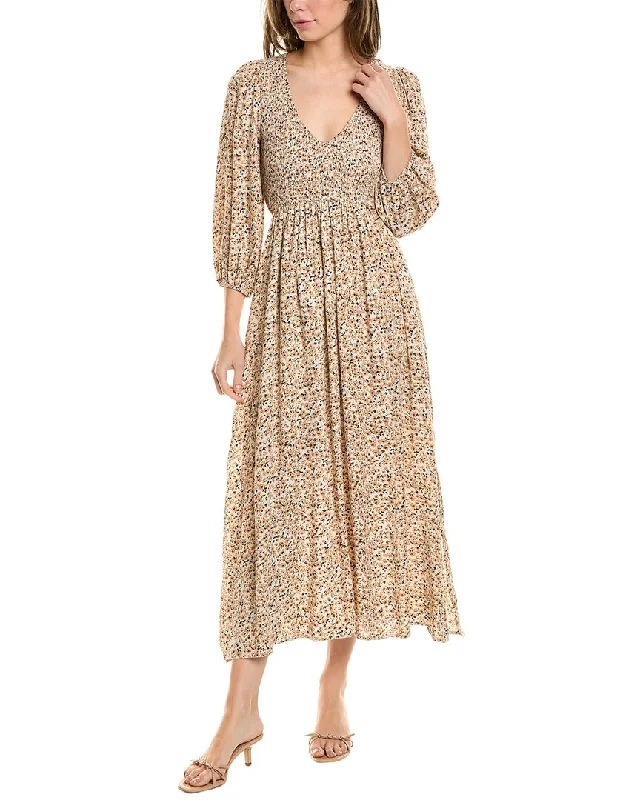 All-Day Outfits Saltwater Luxe Smocked Midi Dress
