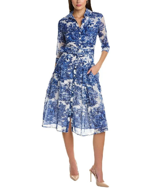 Comfortable Sweaters Samantha Sung Audrey 3 Silk Shirtdress