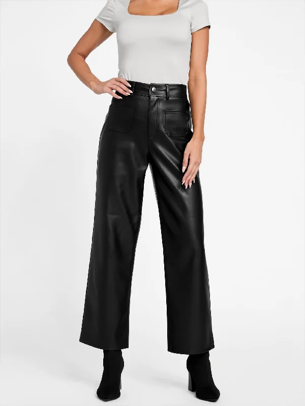 Casual Fit Sandrine Faux-Leather Pant