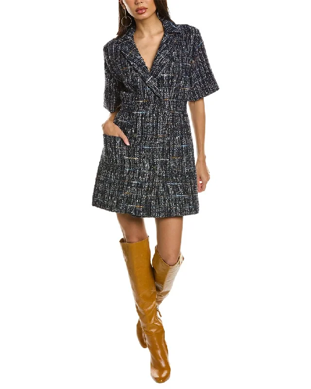 Stylish Fit Sandro Tweed Blazer Dress