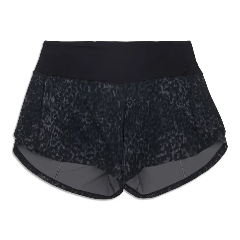 Comfortable Lounge Wear Speed Up Mid-Rise Lined Short