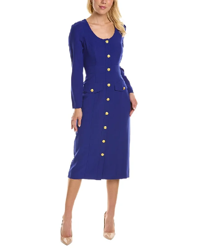 Relaxed Tops Taylor Crepe Midi Dress