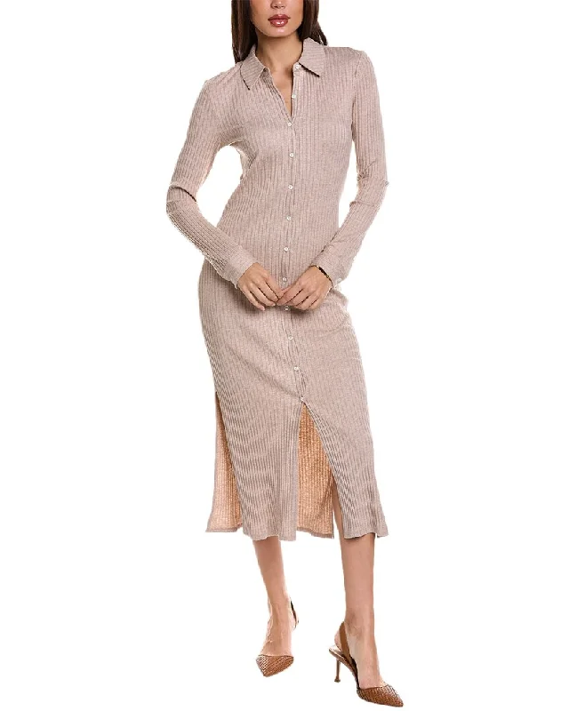 Relaxed Fashion Theory Ribbed Shirtdress