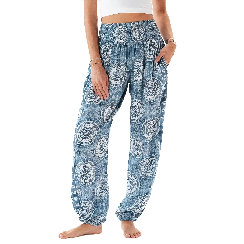Soft Fabric Looks Tidal Harem Pants