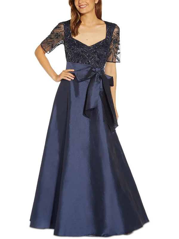 Soft Looks Womens Embellished Maxi Evening Dress