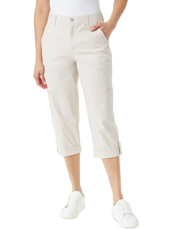 Trendy Dresses Womens High Rise Cargo Capri Pants