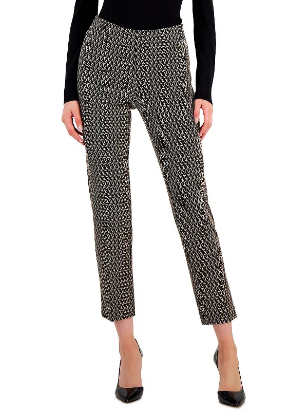 Cozy Knits Womens Mid Rise Work Wear Ankle Pants