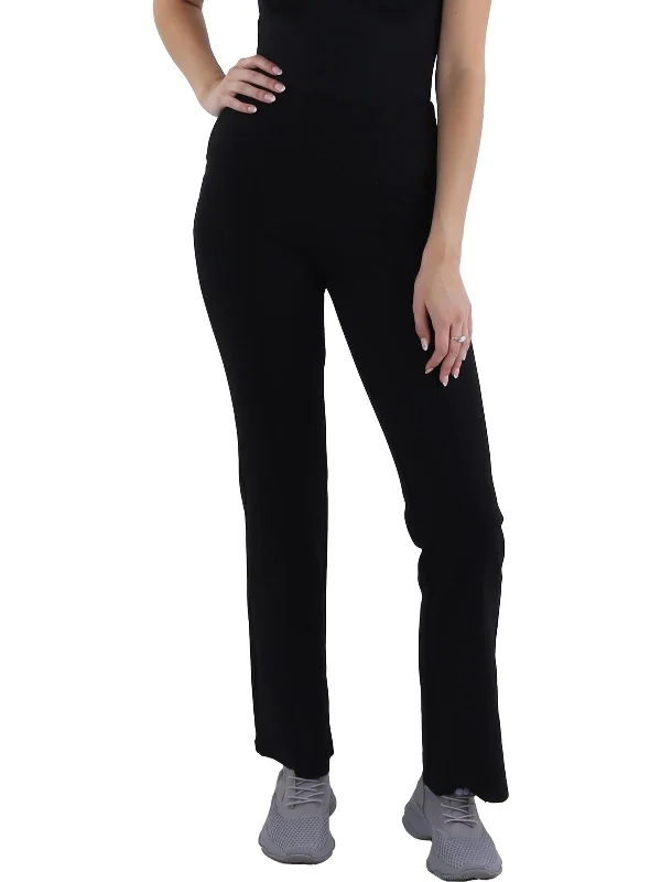 Cozy Knits Womens Straight Leg Wear To Work Ankle Pants