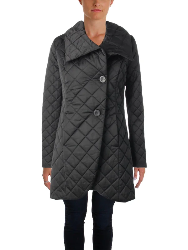 Cozy Lifestyle Charlotte Womens Fall Lightweight Quilted Coat