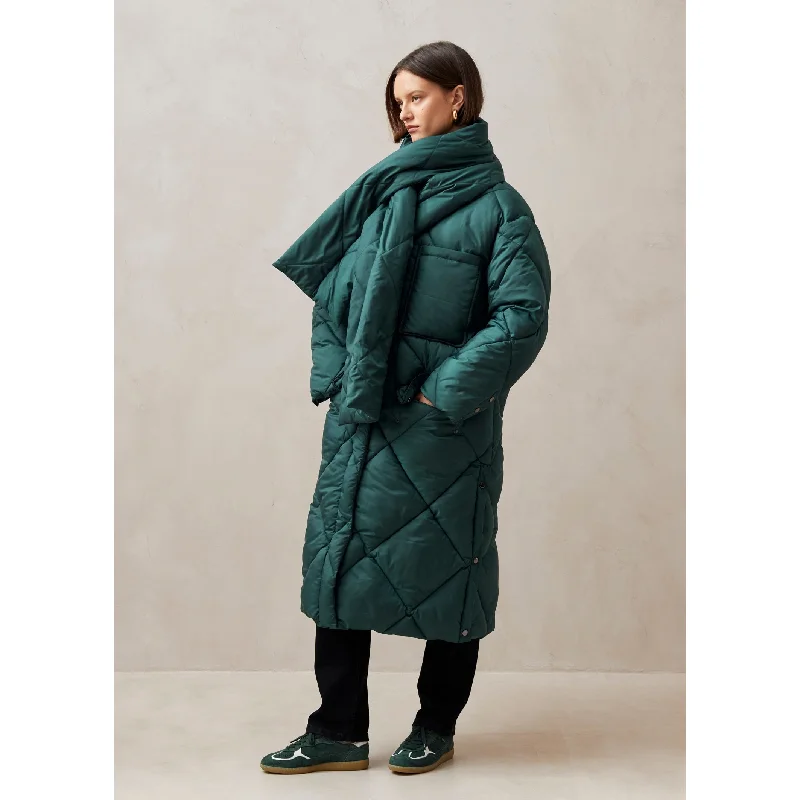 Cozy Fashions Colorado Emerald Green Coat
