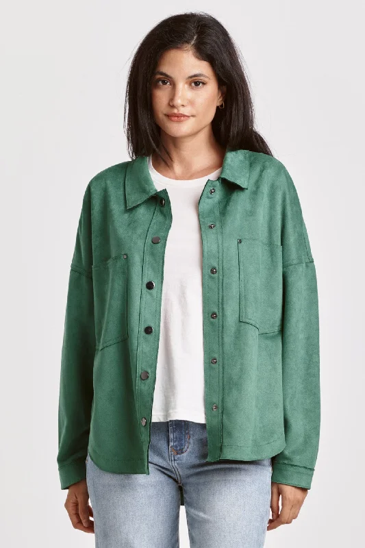 Cozy Knits Gina Suede Jacket