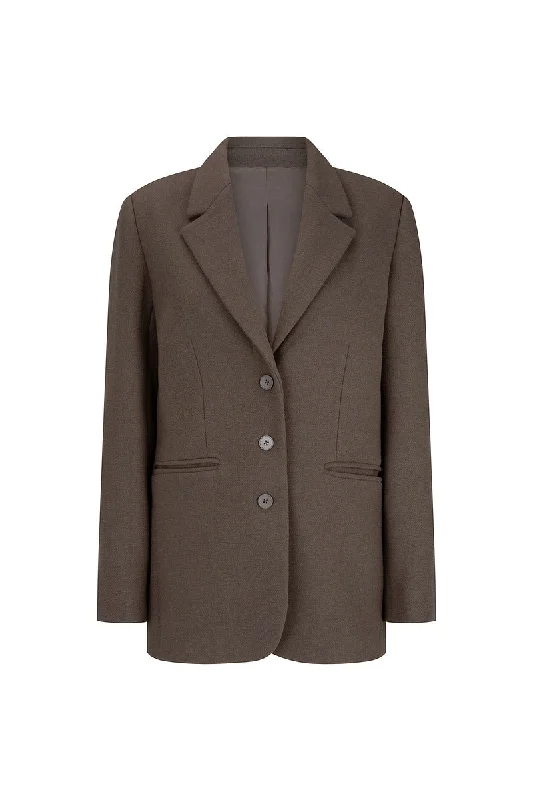 Fashion Comfort IN THE WOODS BLAZER - BROWN