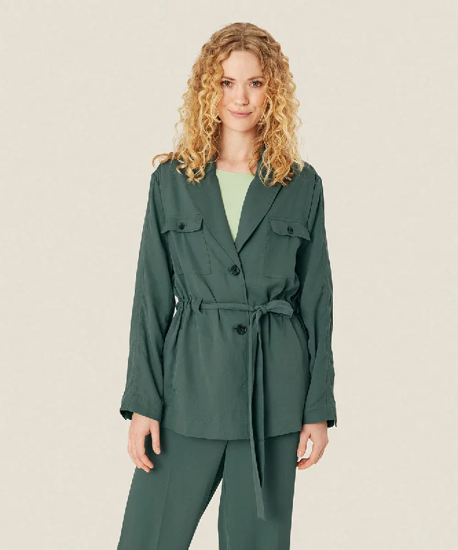 Cozy Lifestyle Julietna Long Sleeve Tie-Front Jacket