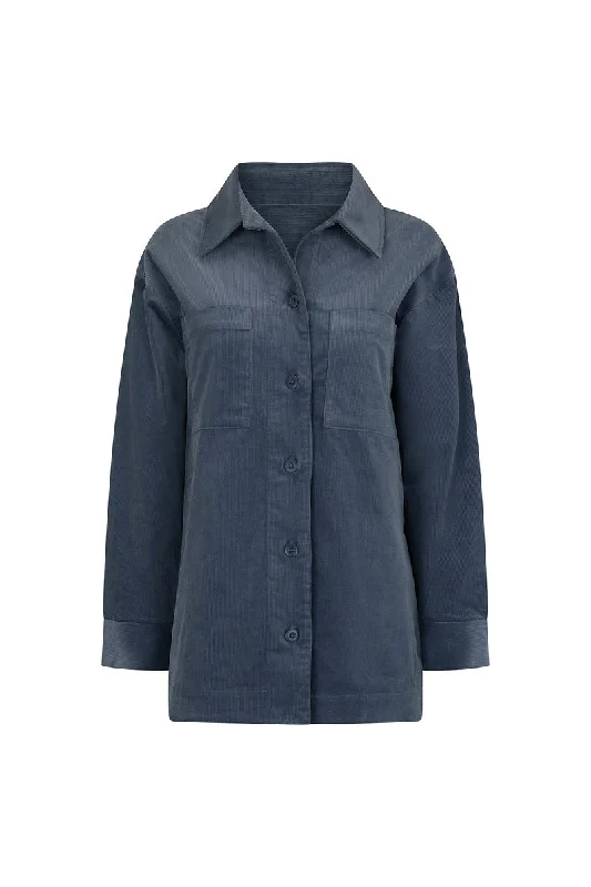 Versatile Casuals NIGHT HAZE CORD JACKET - NAVY
