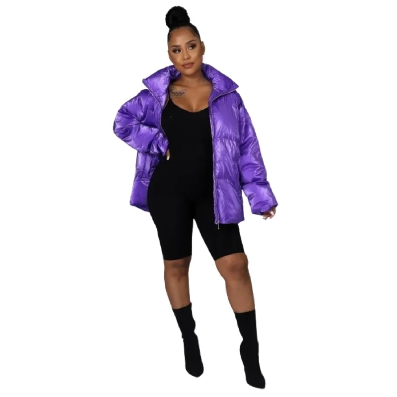 Easygoing Fashion Non-stretch Bomber Jacket