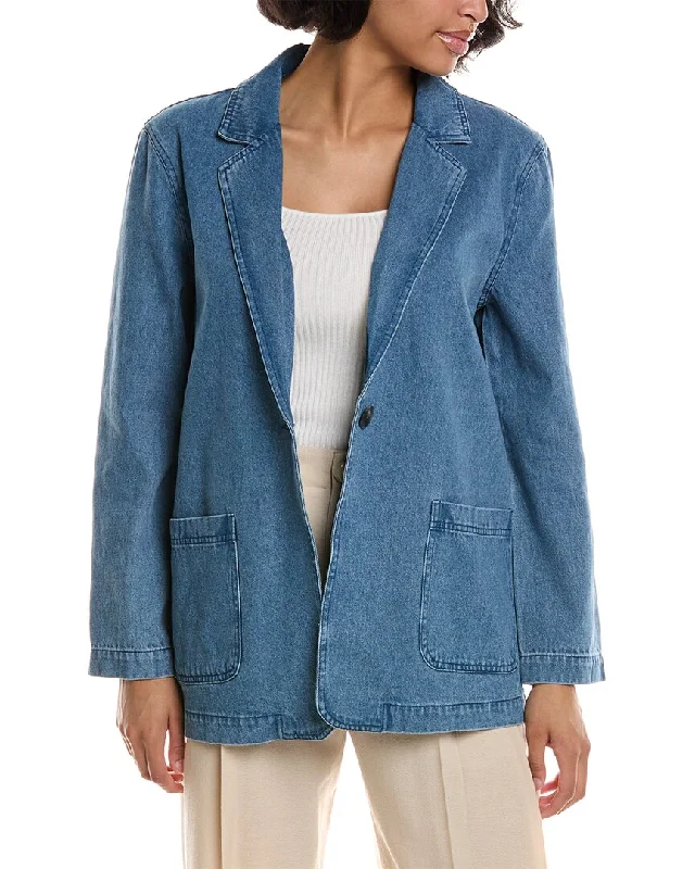 Relaxed Fashion Pascale La Mode Denim Blazer