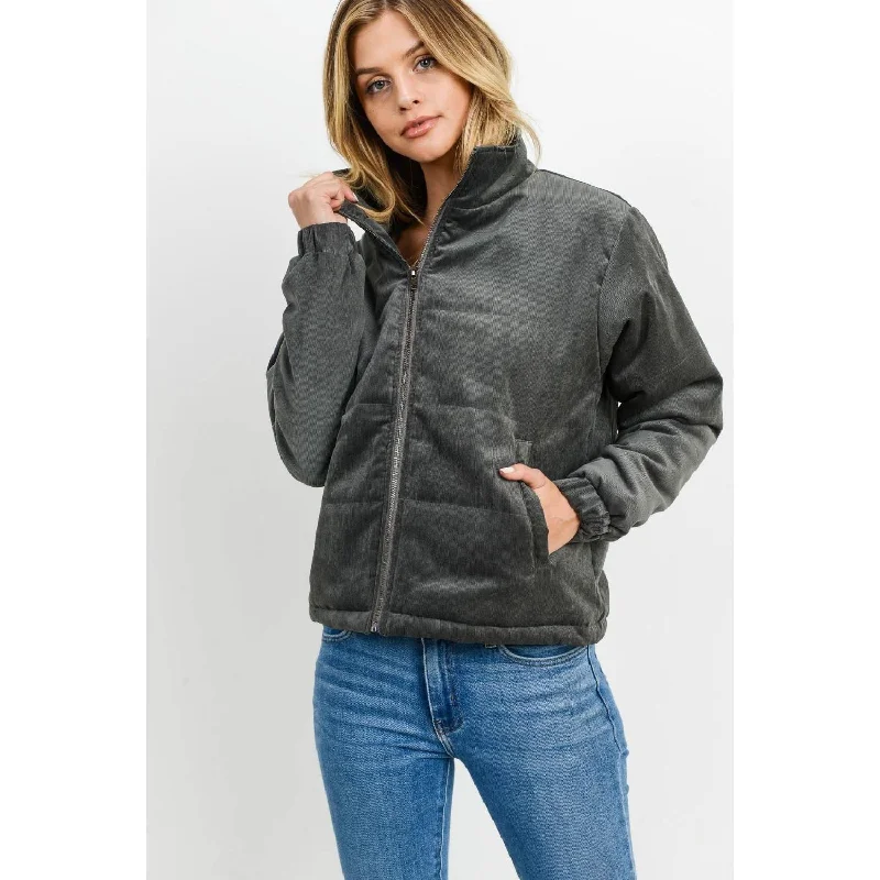 Cozy Apparel Puffy Long Sleeves Jacket