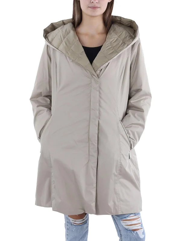 Comfortable Fitwear Womens Asymmetric Hooded Active
