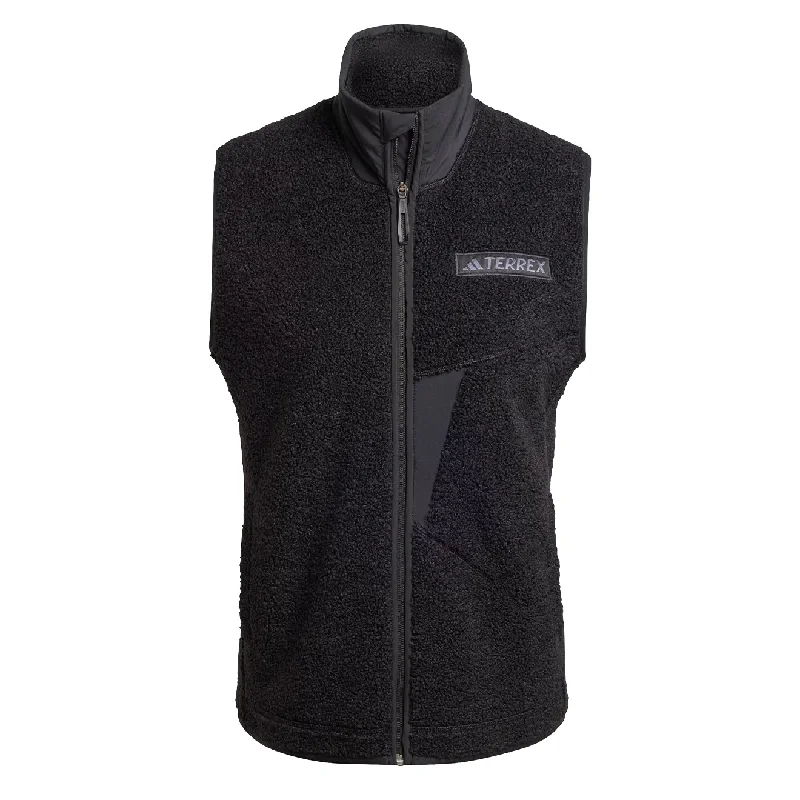 Cozy Fashion Trends Adidas Terrex Womens Xploric High Pile Fleece Vest Black