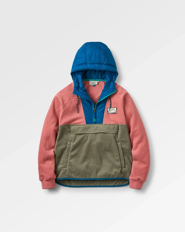 Light Dressing Alexander Recycled Polar Hooded Fleece - Dusty Rose