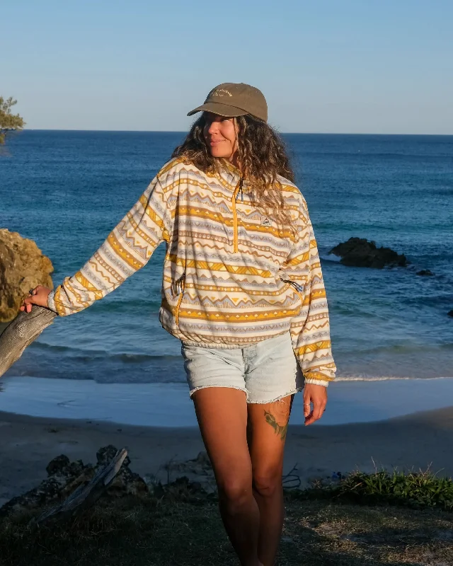 Cozy Essentials Ayla Recycled Fleece - Mountain Geo Birch