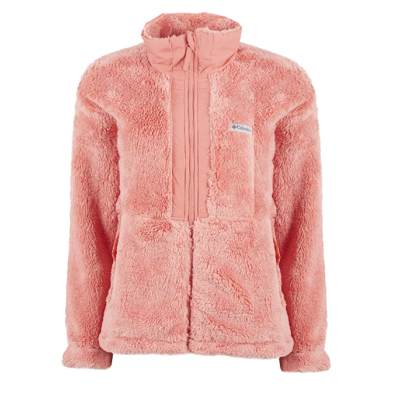 Effortless Outfits Columbia Womens Boundless Discovery Sherpa Full Zip Faded Peach