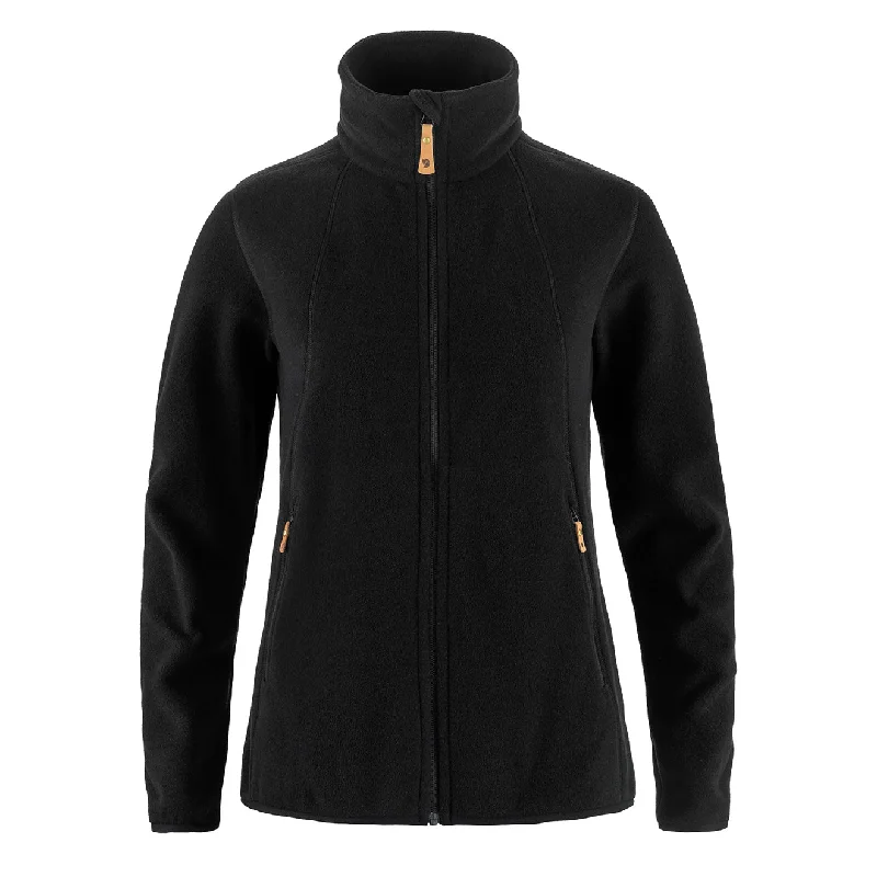Stylish Casuals Fjallraven Womens Stina Fleece Black