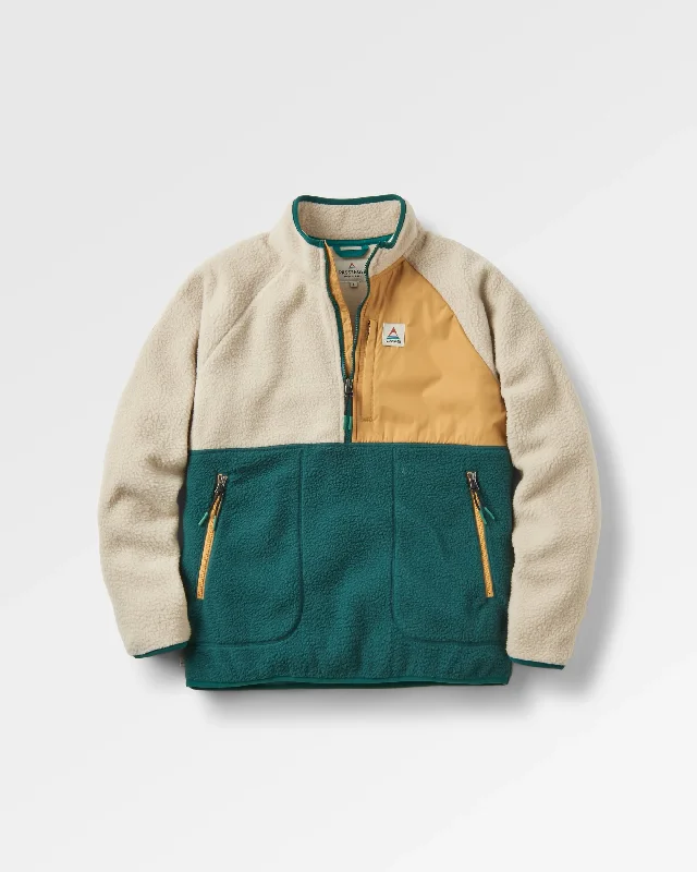Simple Looks Home Recycled Sherpa Fleece - Rain Forest/ Oatmeal