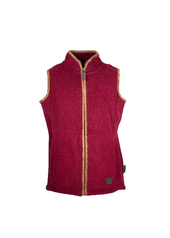 Cozy Fitting LF201 - Ladie's Fleece Gilet - RUBY