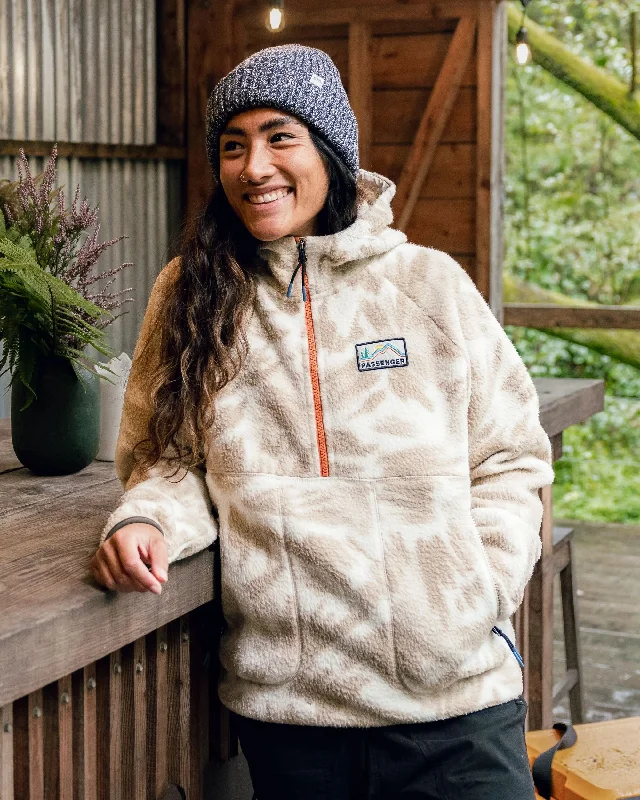 Cozy Essentials Maine 2.0 1/2 Zip Recycled Sherpa Fleece - Abstract Mountain Birch