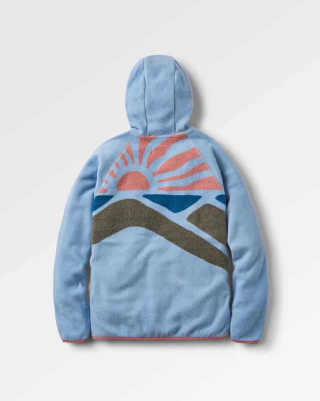 Soft Trends North Coast Vista 2.0 Full Zip Recycled Sherpa Fleece - Blue Fog