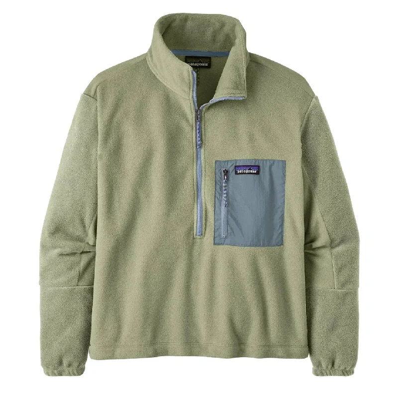 Cozy Fashion Patagonia Womens Microdini 1/2 Zip Fleece Pullover Salvia Green