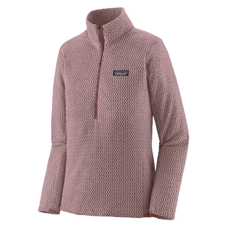 Comfortable Sweaters Patagonia Womens R1 Air Zip Neck Stormy Mauve