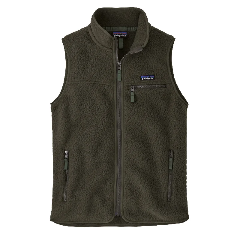 Easy Chic Wear Patagonia Womens Retro Pile Vest Pine Needle Green