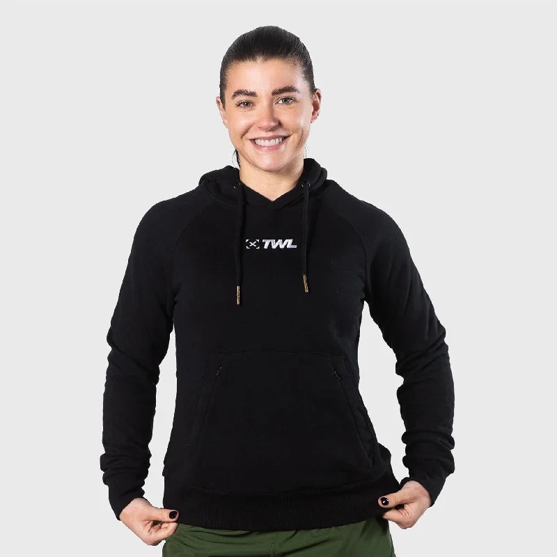 Cozy Fitting TWL - WOMEN'S APACHE OVERHEAD HOODIE - BLACK